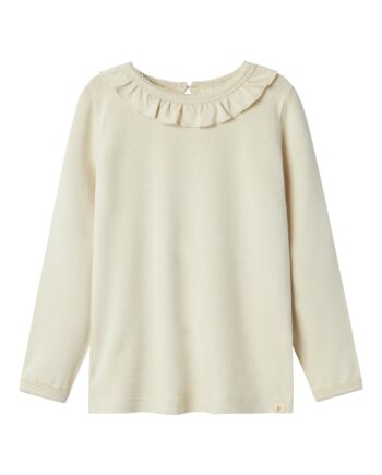 Lil Atelier Saba Sol Slim Top Turtledove 92 Cm