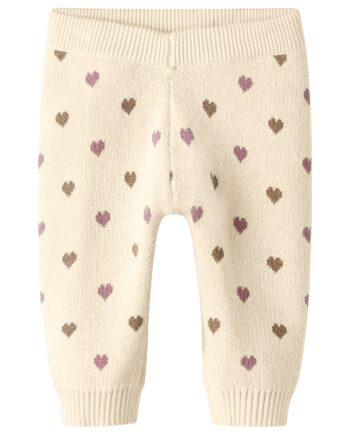Lil Atelier Saran Knit Pants Turtledove 56 Cm