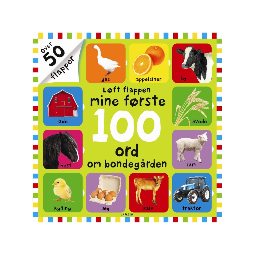Løft Flappen Mine Første 100 Ord Om Bondegården