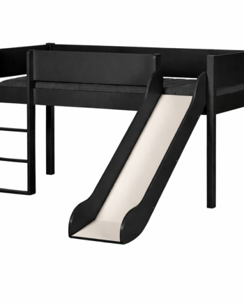Loke Halvhøjseng Med Rutsjebane  90x200   Black
