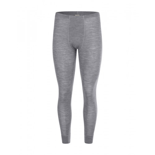 Longjohns Til Herre   100  Merino Uld Grey Melange