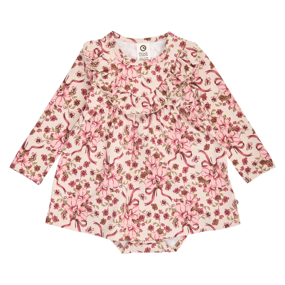 Müsli Bouquet Bodykjole Med Flæse Oak Blush Baroque Rose 62