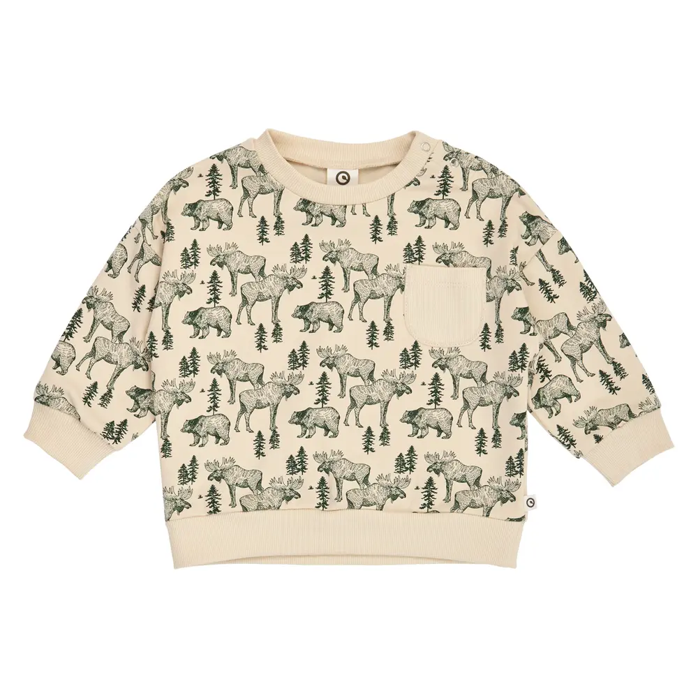 Müsli Forest Sweatshirt Oak Forest Green  68