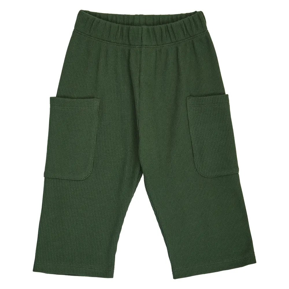 Müsli Waffle Bukser    Lommer Forest Green 80
