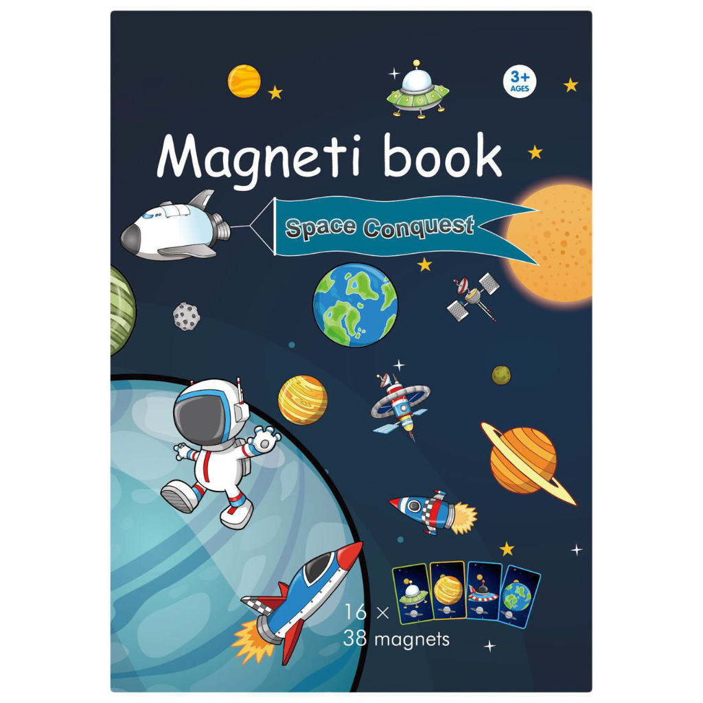Magnetbog Med Kort Ude Rummet