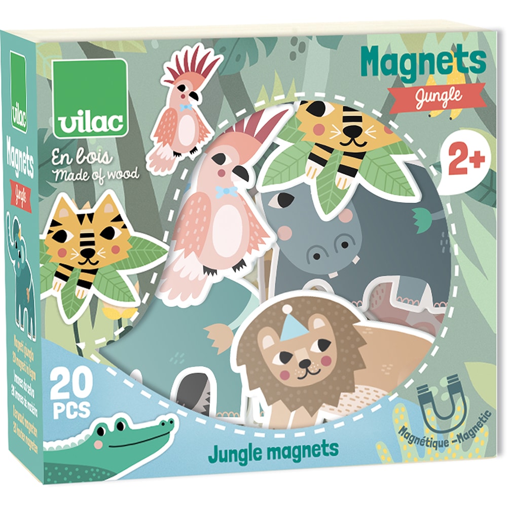 Magneter 20 Stk Jungle Vilac