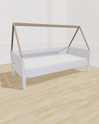Manish-  Saga Børneseng 90x200 White