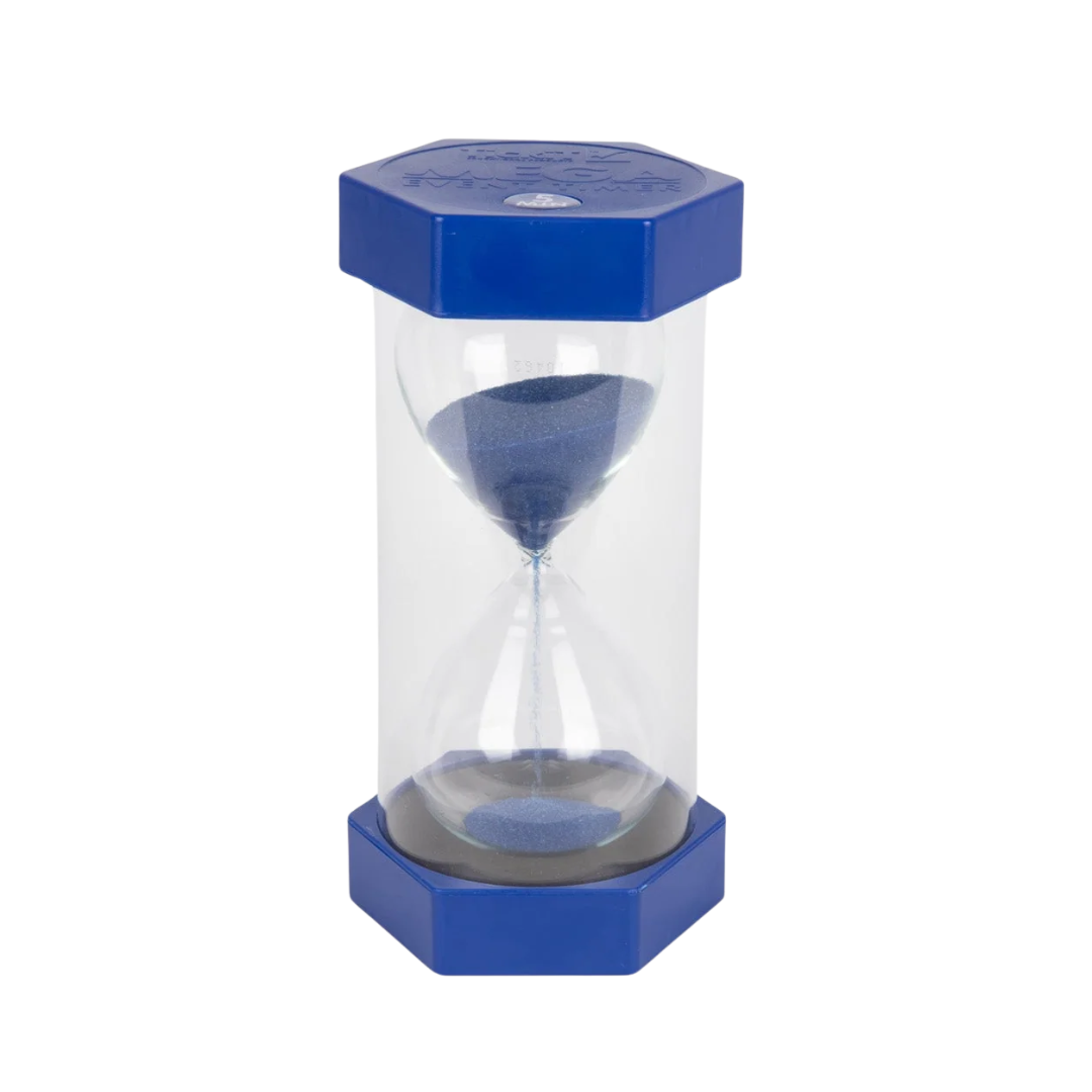 Mega Timeglas 30 Cm Tickit   Min Blå