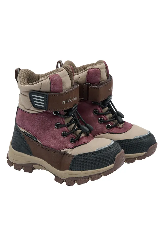 Mikk-line Vinterstøvle Tex Velcro Chinchilla 29