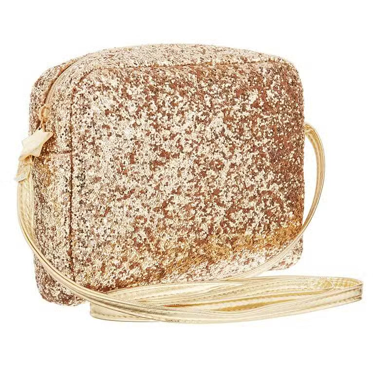 Mimi Lula Skuldretaske Guld Glitter