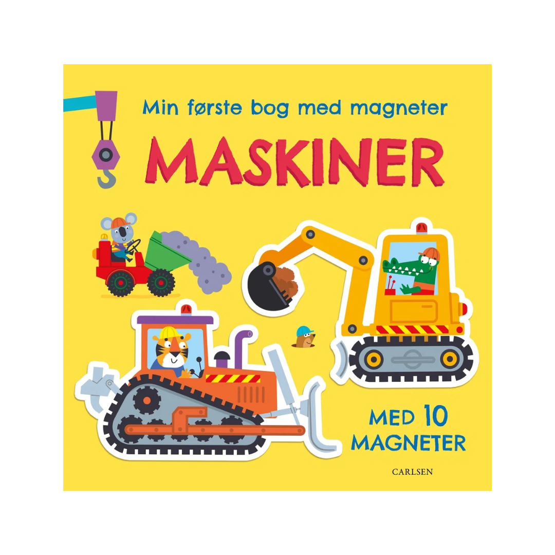 Min Første Bog Med Magneter: Maskiner