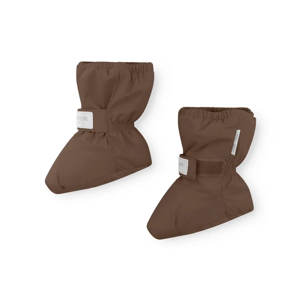 Mini   Ture Matwinn Fleeceforede Overtræksfutter Chestnut Brown  -12 Mdr