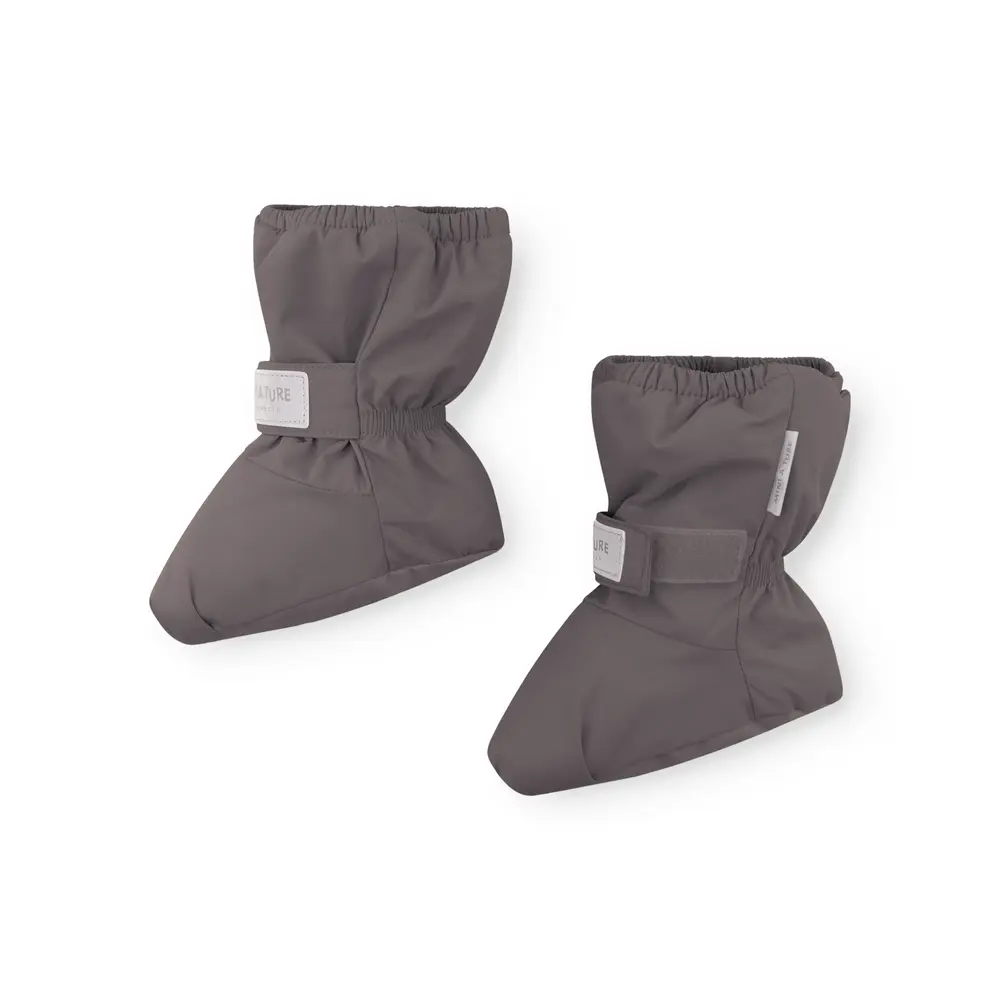 Mini   Ture Matwinn Fleeceforede Overtræksfutter Plum Kitten  -12 Mdr