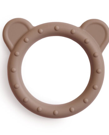 Mushie Teether Bear Natural