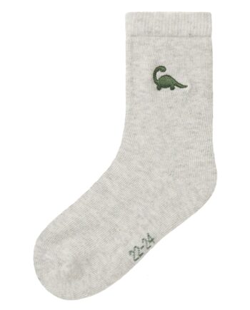Name It Bille Strømpe Light Grey Melange 22 24 Cm