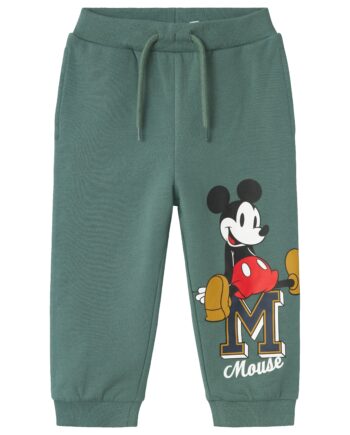 Name It Nayel Mickey Mouse Sweat Pants Dark Forest 86 Cm