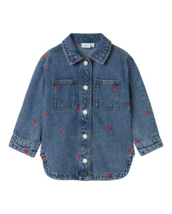 Name It Nina Denim Jacket Medium Blue Denim Heart 86 Cm