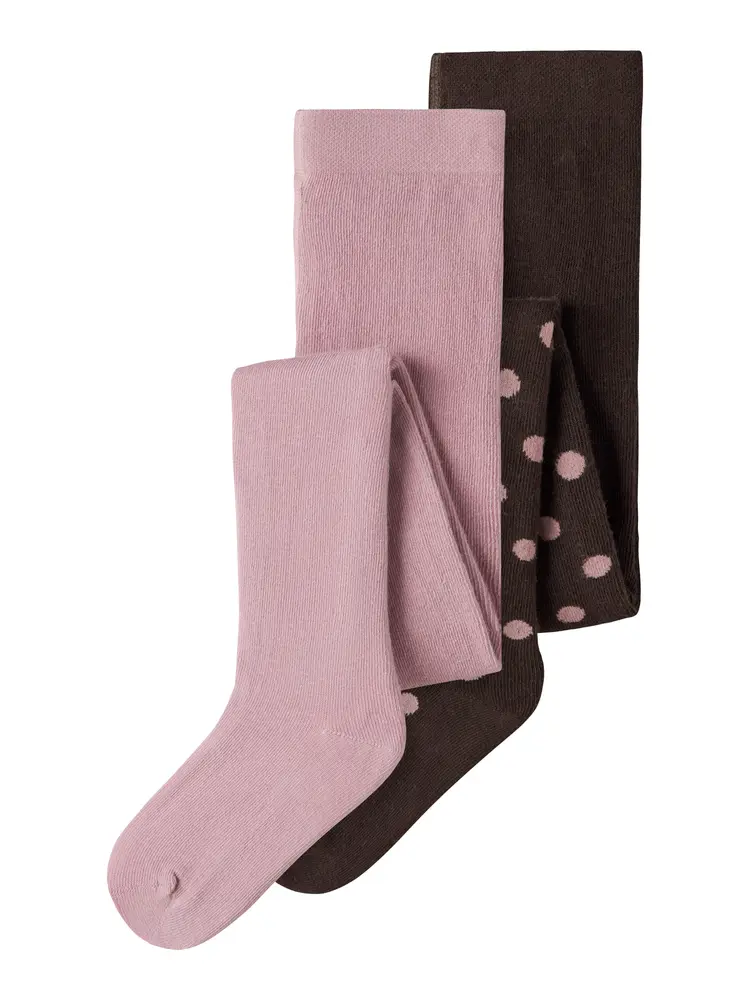 Name It Nina Strømpebukser  -pak Chocolate Plum 98 104