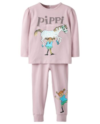 Name It Soleim Pippi Natsæt Keepsake Lilac 92 Cm