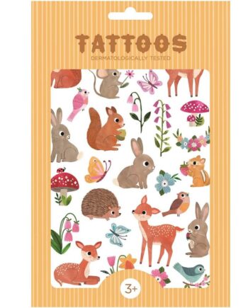 Petit Monkey Tatoveringer Woodland Friends