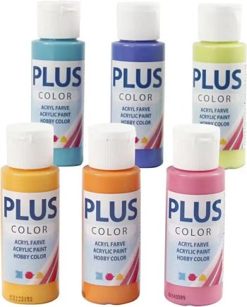 Plus Color Hobbymaling Stærke Farver   Pak