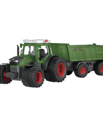 Power   Fjernstyret Traktor Med Anhænger