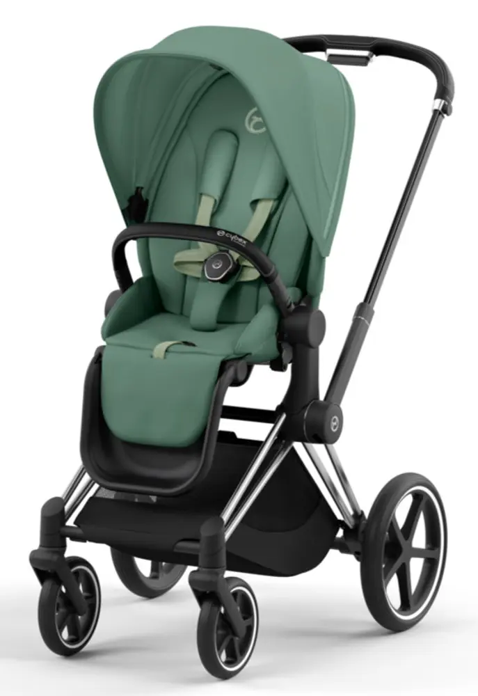 Priam Klapvogn Leaf Green Chrome Black