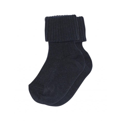 Rib Baby Bomuldsstrømper Navy 15 16