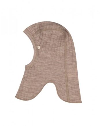 Rib Elefanthue   100  Merino Uld  Tynd Kvalitet  Oeko-texâ  50 56 Beige Melange
