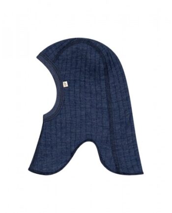 Rib Elefanthue   100  Merino Uld  Tynd Kvalitet  Oeko-texâ  50 56 Navy Melange