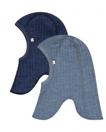 Rib Elefanthue   100  Merino Uld  Tynd Kvalitet  Oeko-texâ   -pak 50 56 Blue Navy Melange