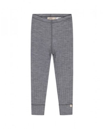 Rib Leggings   100  Merino Uld  Oeko-texâ  86 92 Grey Melange
