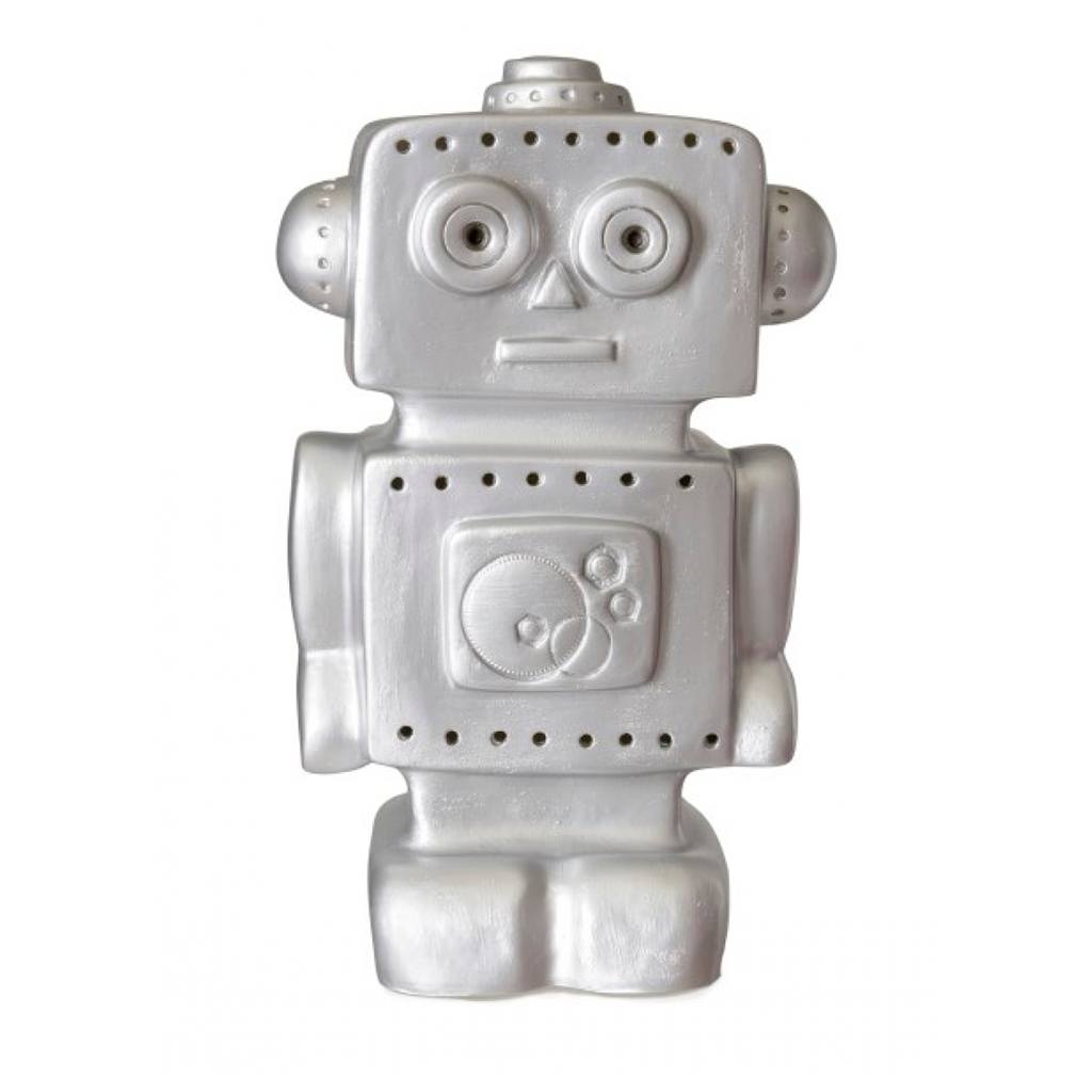 Robot Lampe Sølv Heico Lamper