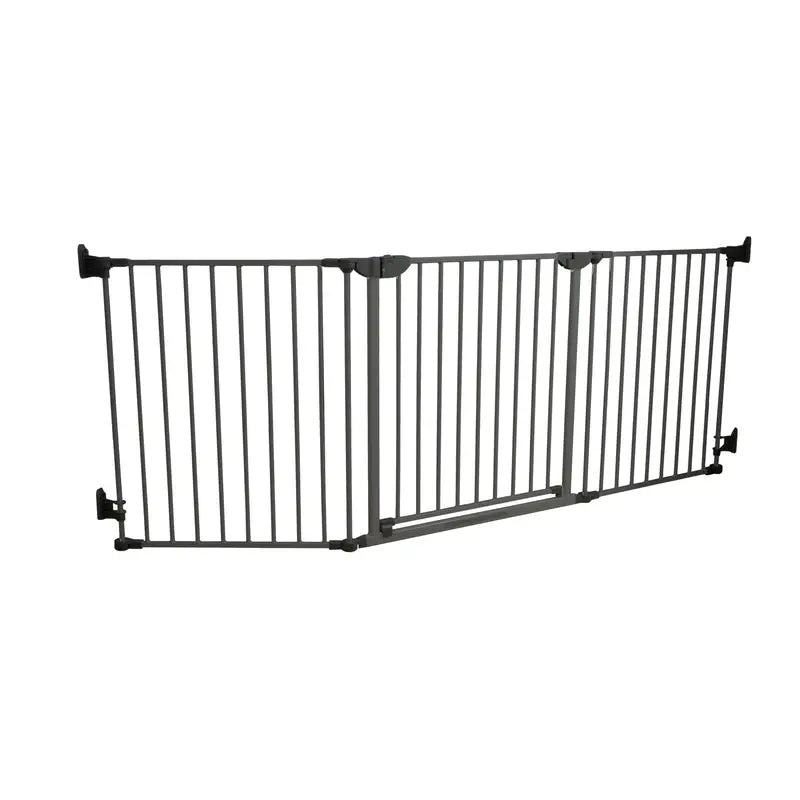 Safe Care Skruemonteret Sikkerhedsgitter 90-210 Cm Grå