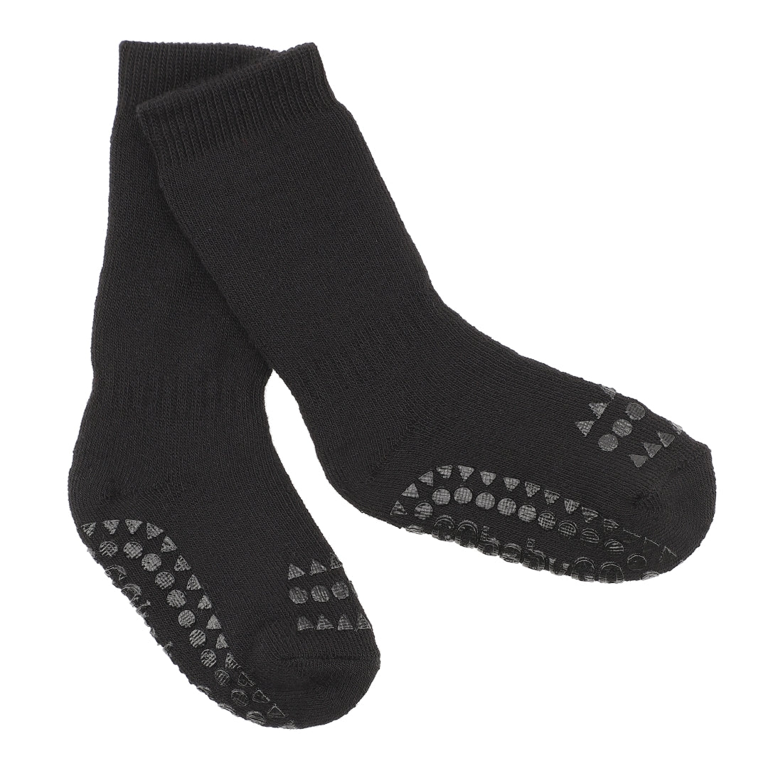 Skridsikre Strømper Tyk Bomuld Black 12-24 Mdr