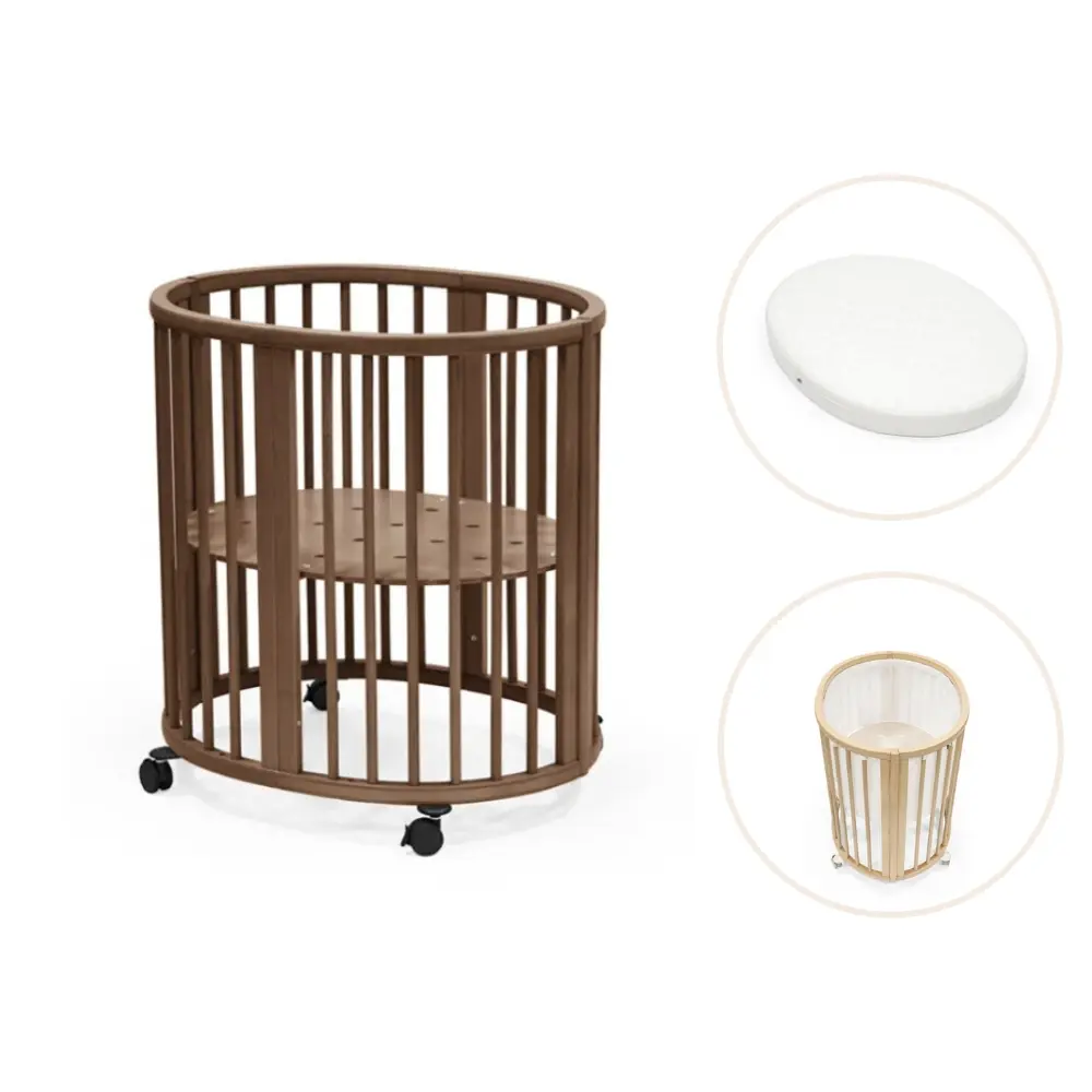 Sleepi Mini Inkl  Madras  Lagen Og Sengerand Warm Brown