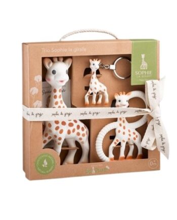 Sophie La Girafe  So Pure Gavesæt Med Bidering Og Nøglering