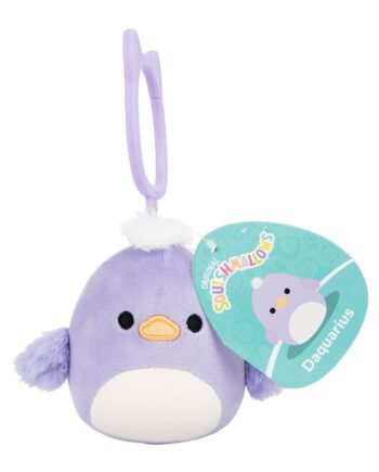 Squishmallows Bamse   Cm Daquarius Duck Clip On