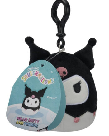 Squishmallows Clip On Hello Kitty And Friends Kuromi