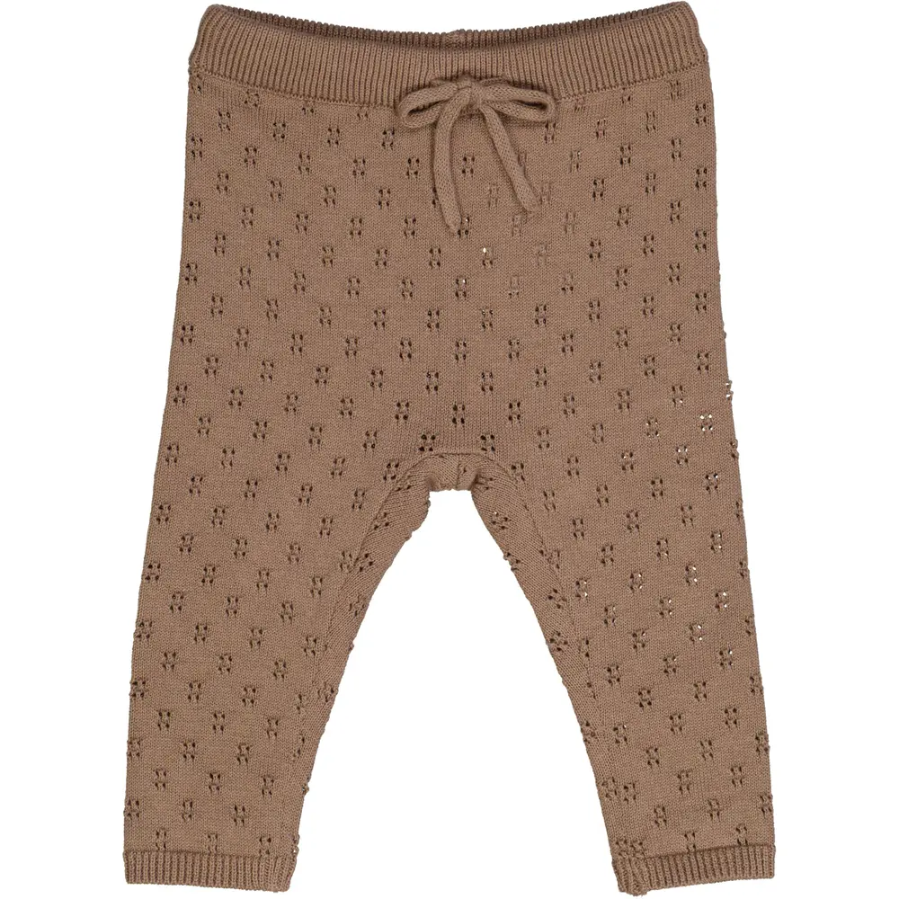 Strikkede Bukser Walnut 50
