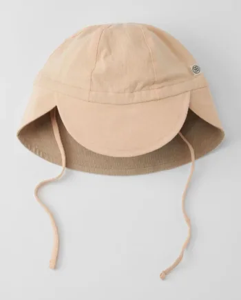 Sun Hat  Reversible  Peachy Summer Sandy Beach   -6m