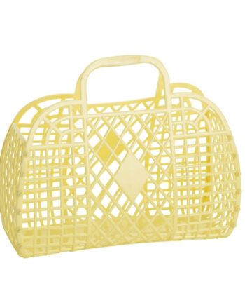 Sun Jellies Retro Kurv Gul Small