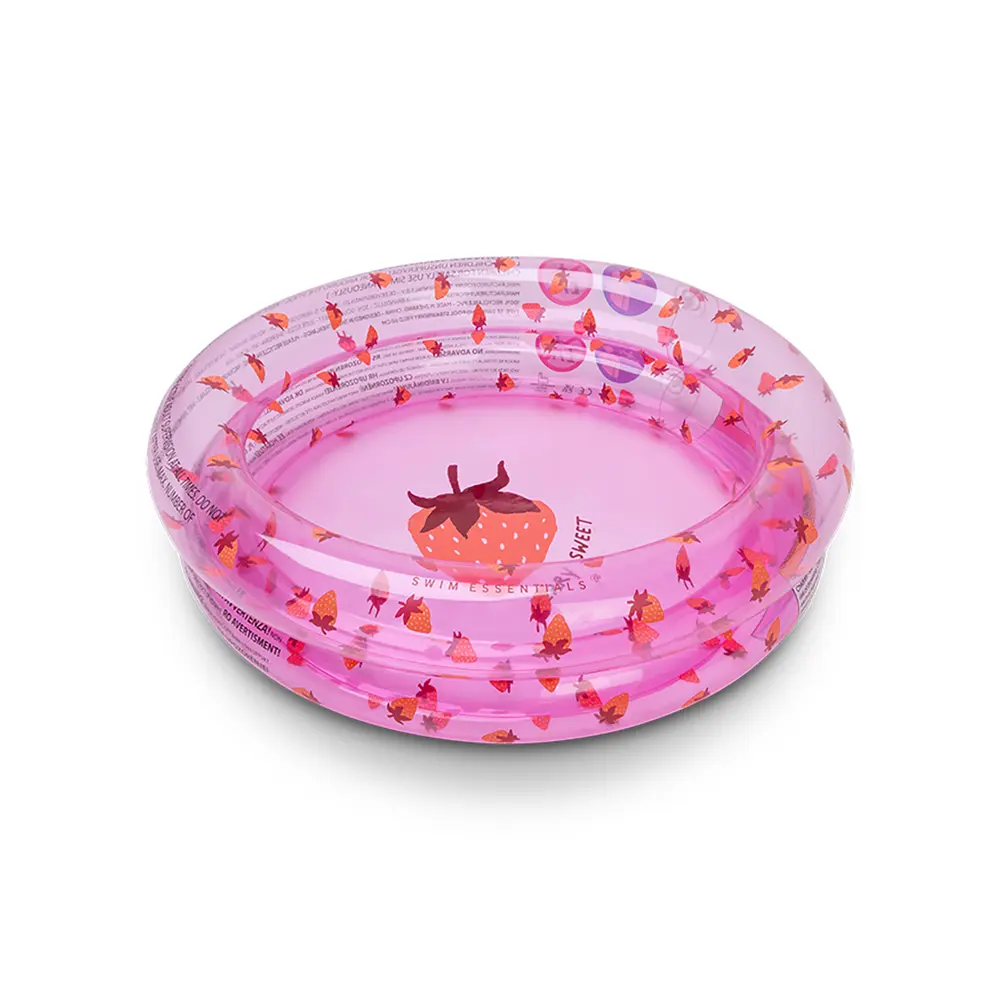 Swim Essentials Badebassin 60 Cm Strawberry Fields
