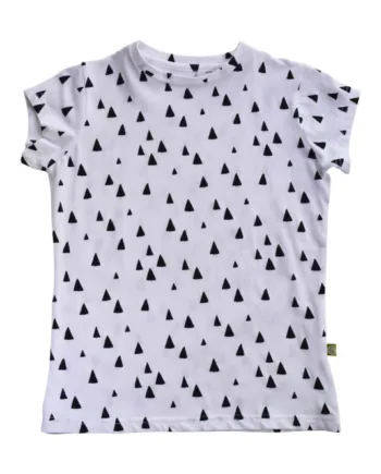-shirt Med Lille ærme Hvid Med Print