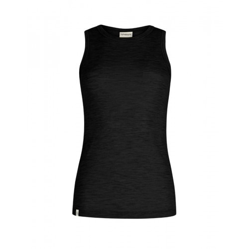 Tank Top Til Dame   100  Merino Uld Black