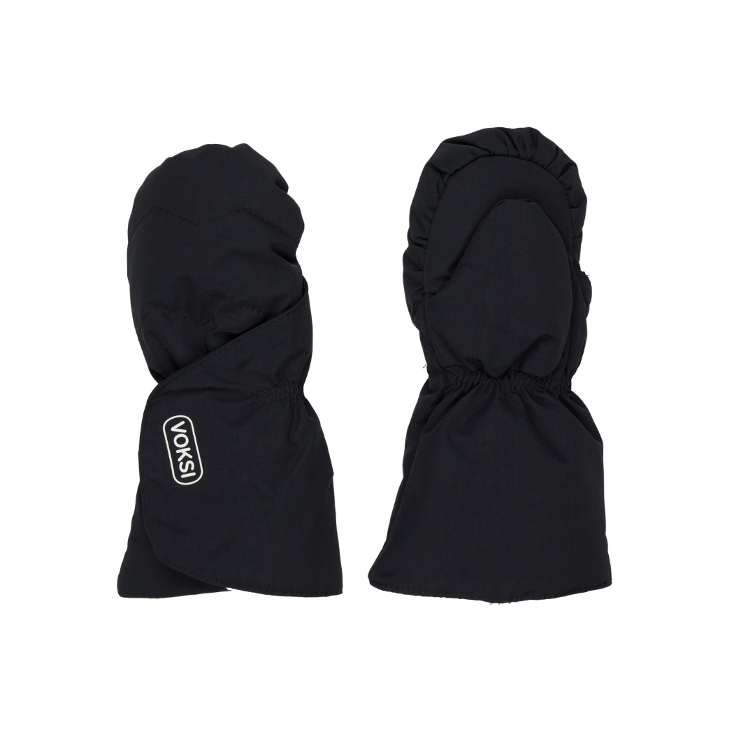Voksi Baby Mittens Luffer Black Nyhed