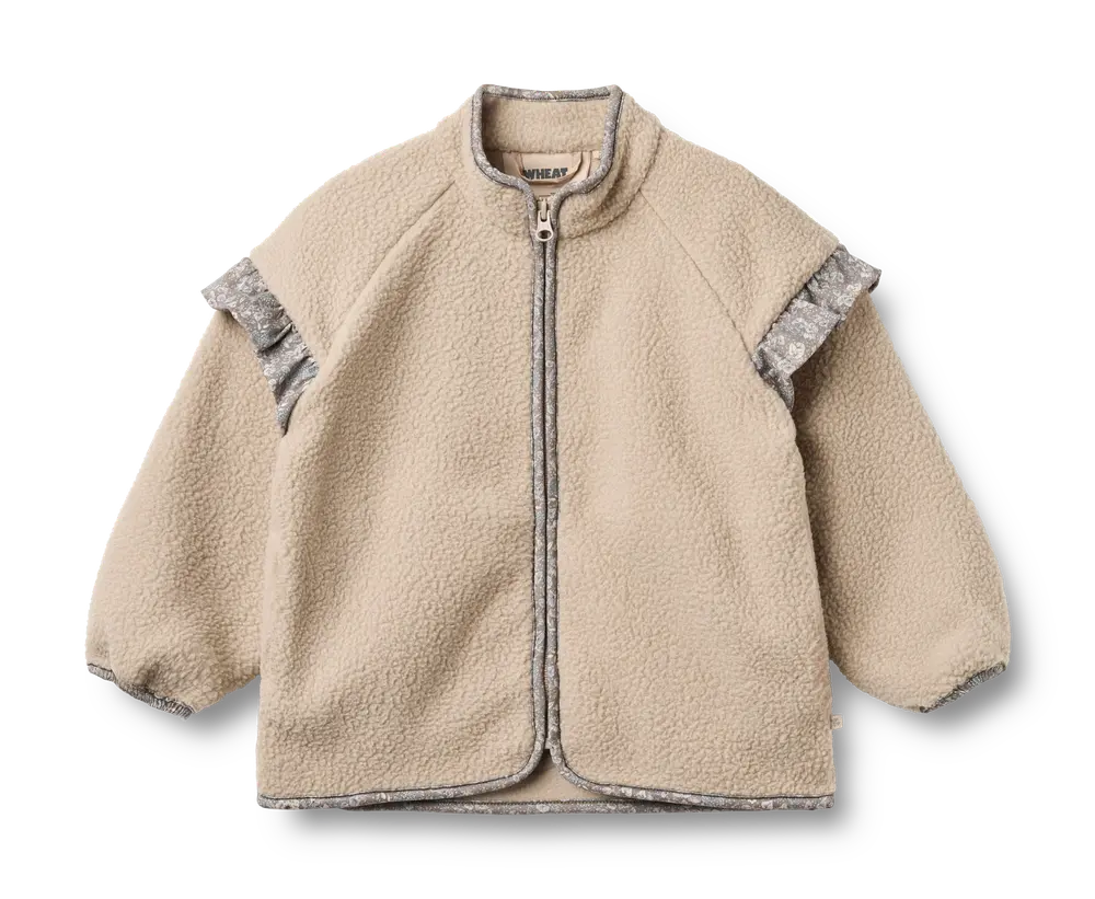 Wheat Ellena Fleece Jakke Grey Moon 104