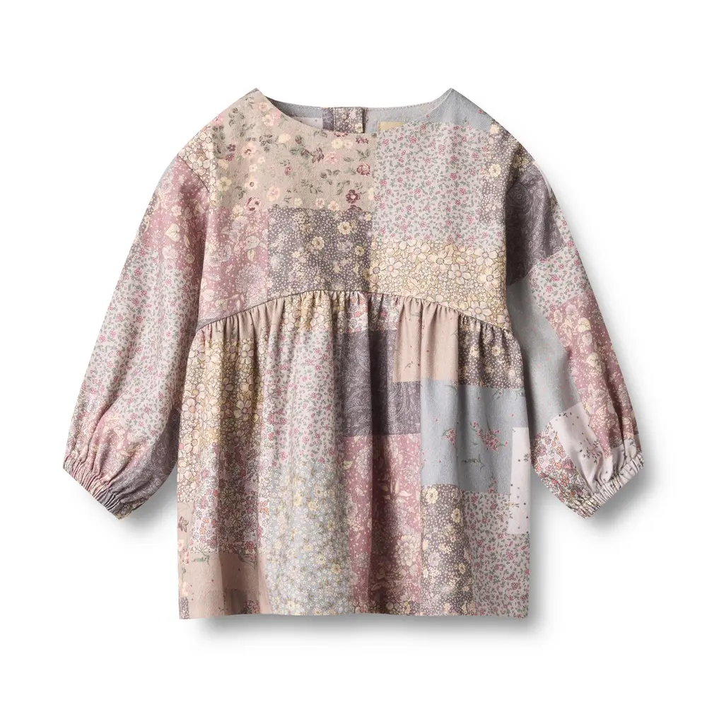 Wheat Herdis Kjole Patchwork Flowers 62