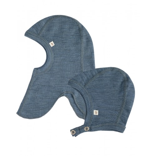 -pak Uldhuer Til Baby Elefanthue Hjelm 100 Merinould 50 56 Blue Melange