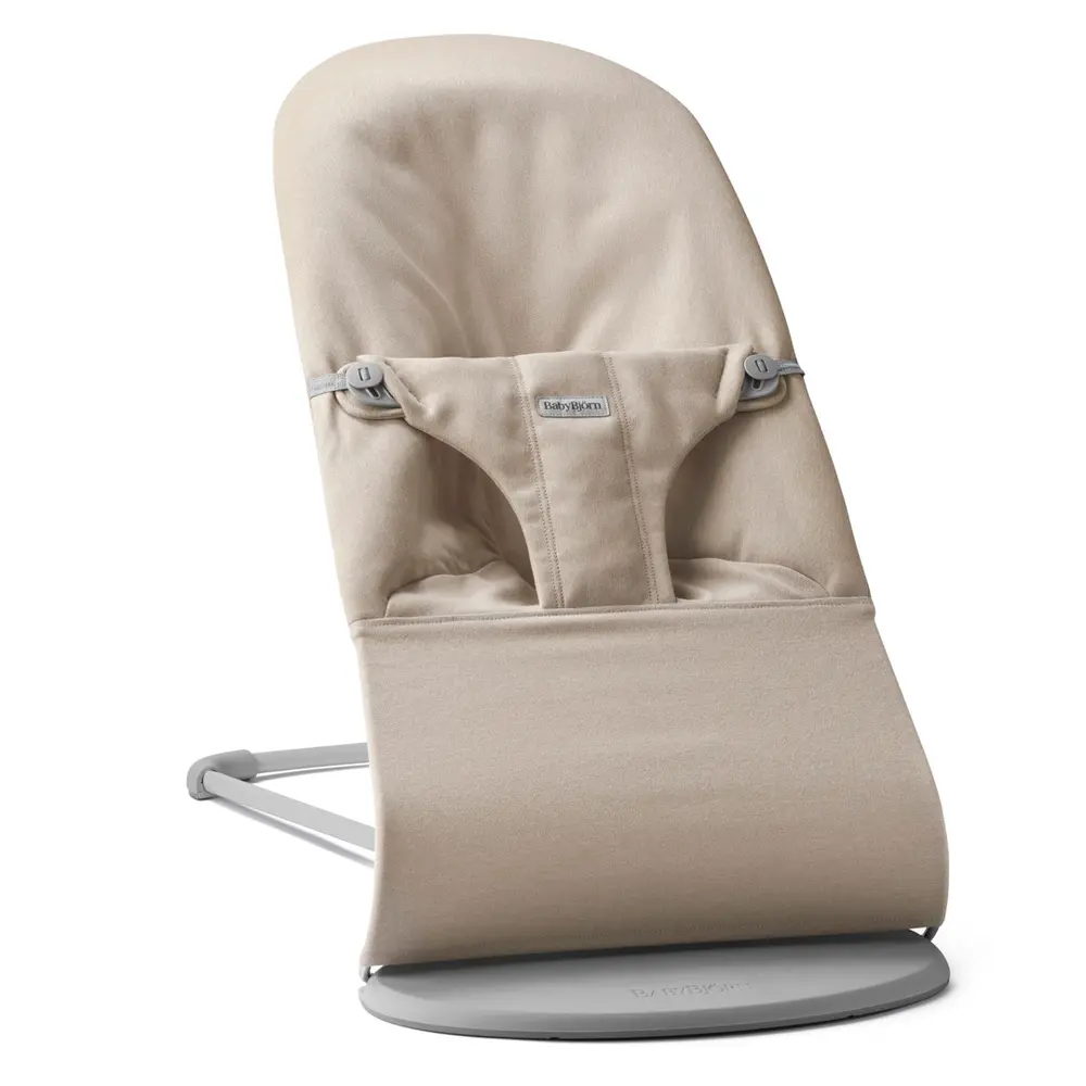 Babybjörn Skråstol Bliss Vævet Mélange Lys Beige